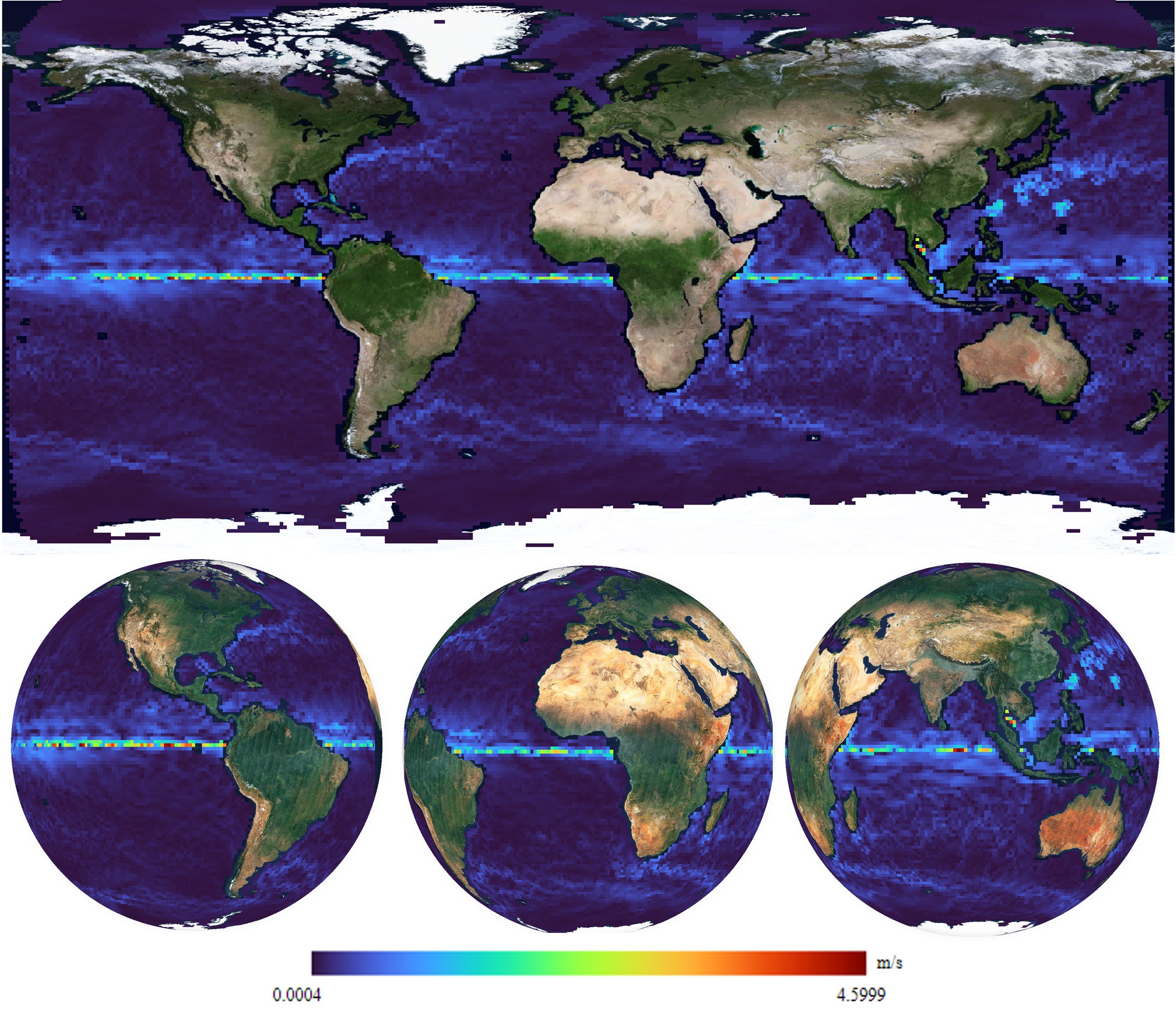 2015-2016年的日平均流场图