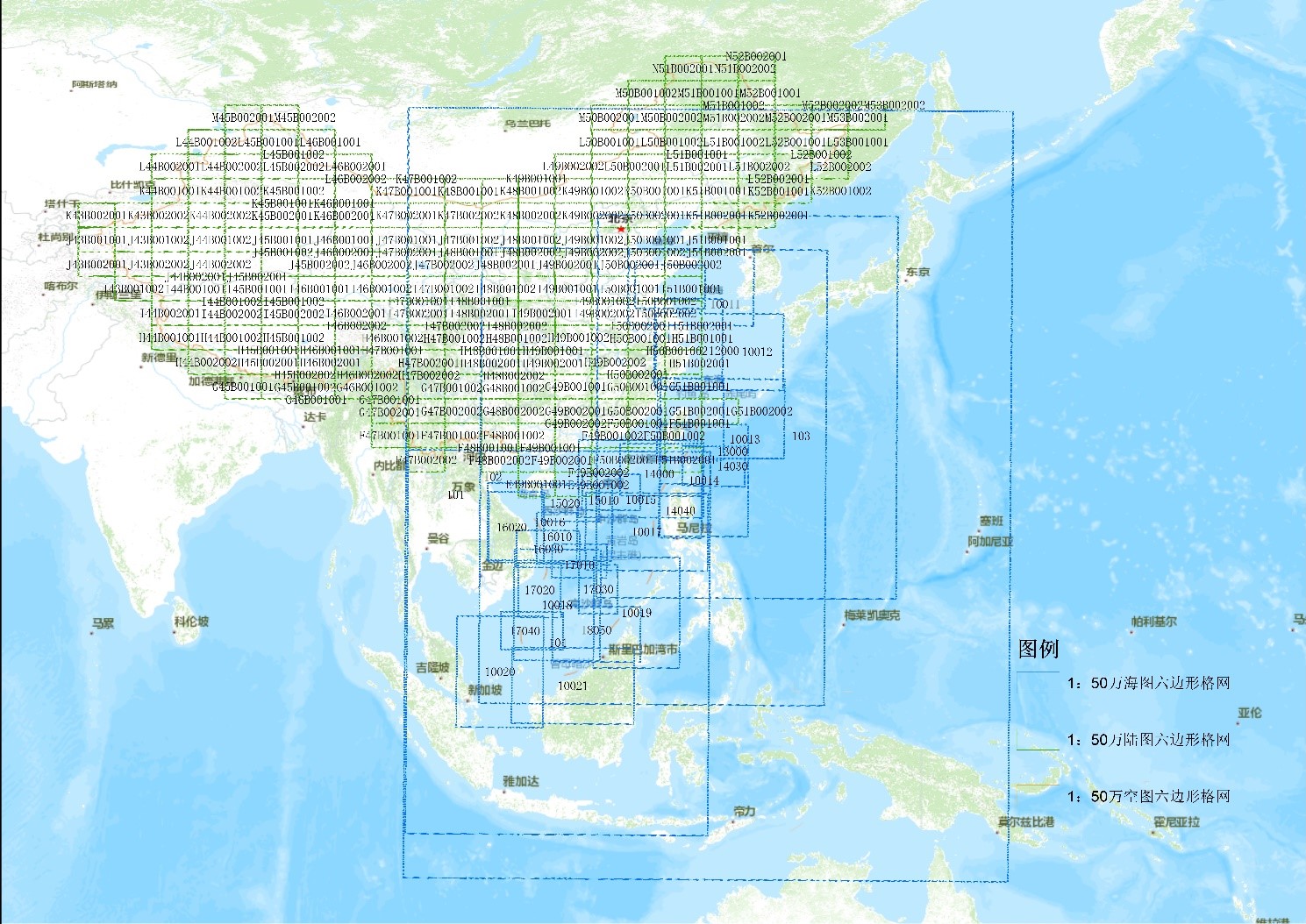中国海陆空图幅集成数据集缩略图